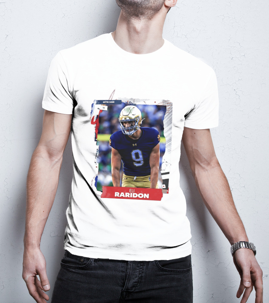 Notre Dame Tight End Eli Raridon 2206 Draft Prospect T-Shirt