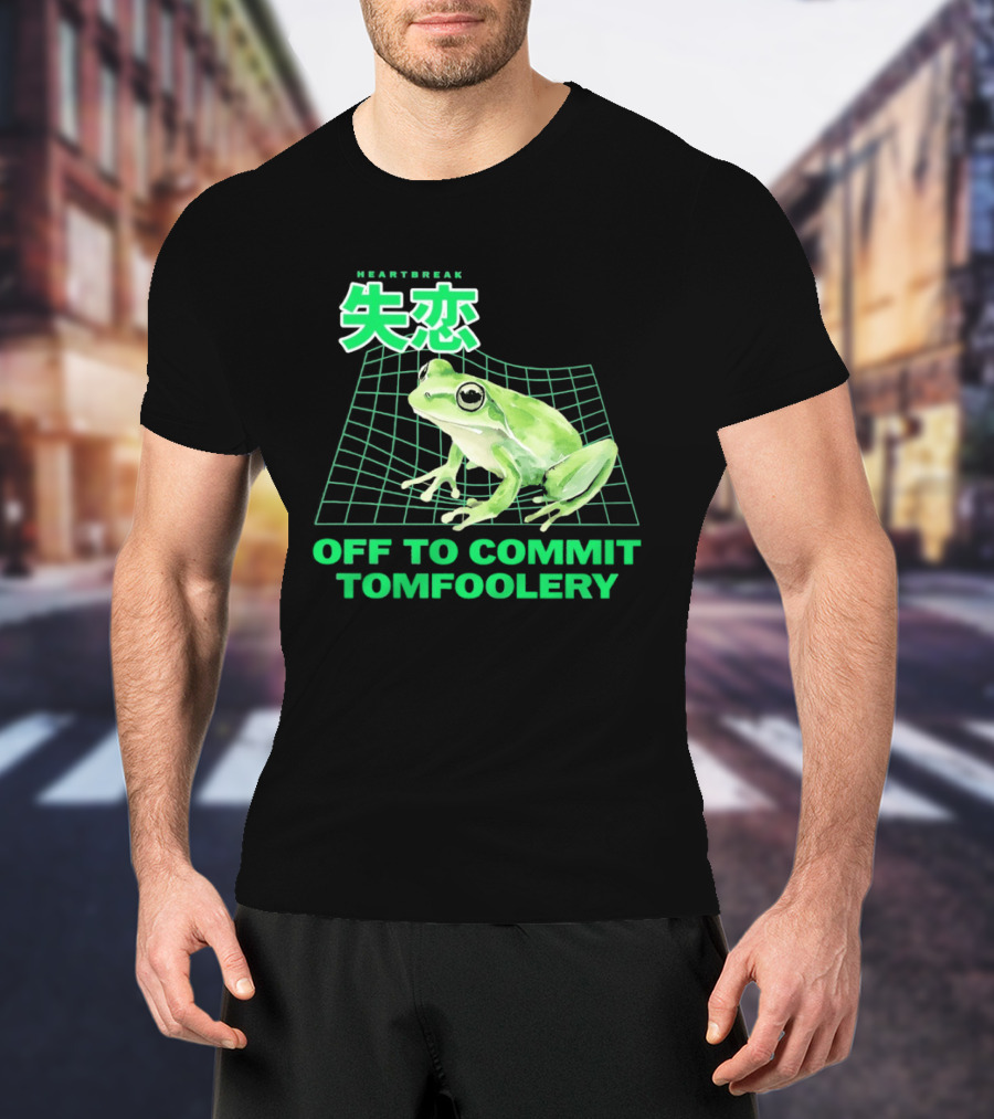 Off To Commit Tomfoolery Frog T-Shirt