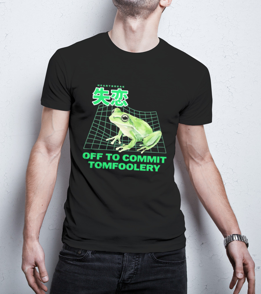 Off To Commit Tomfoolery Frog T-Shirt