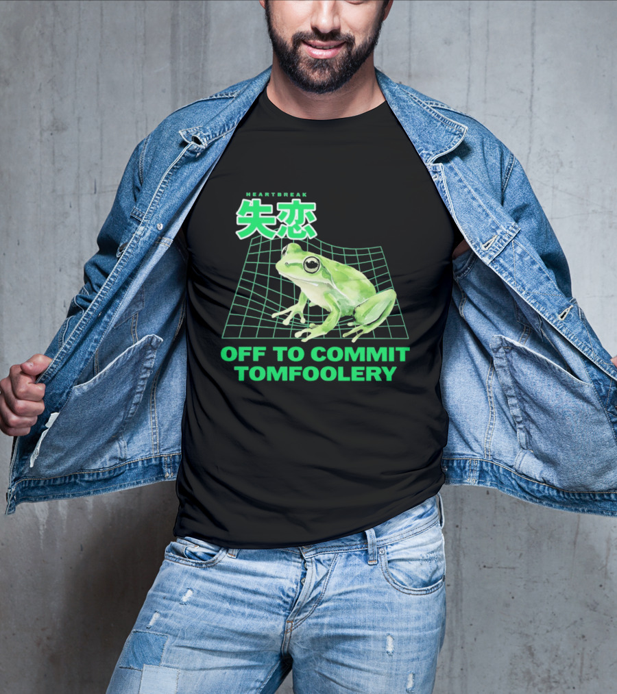 Off To Commit Tomfoolery Frog T-Shirt