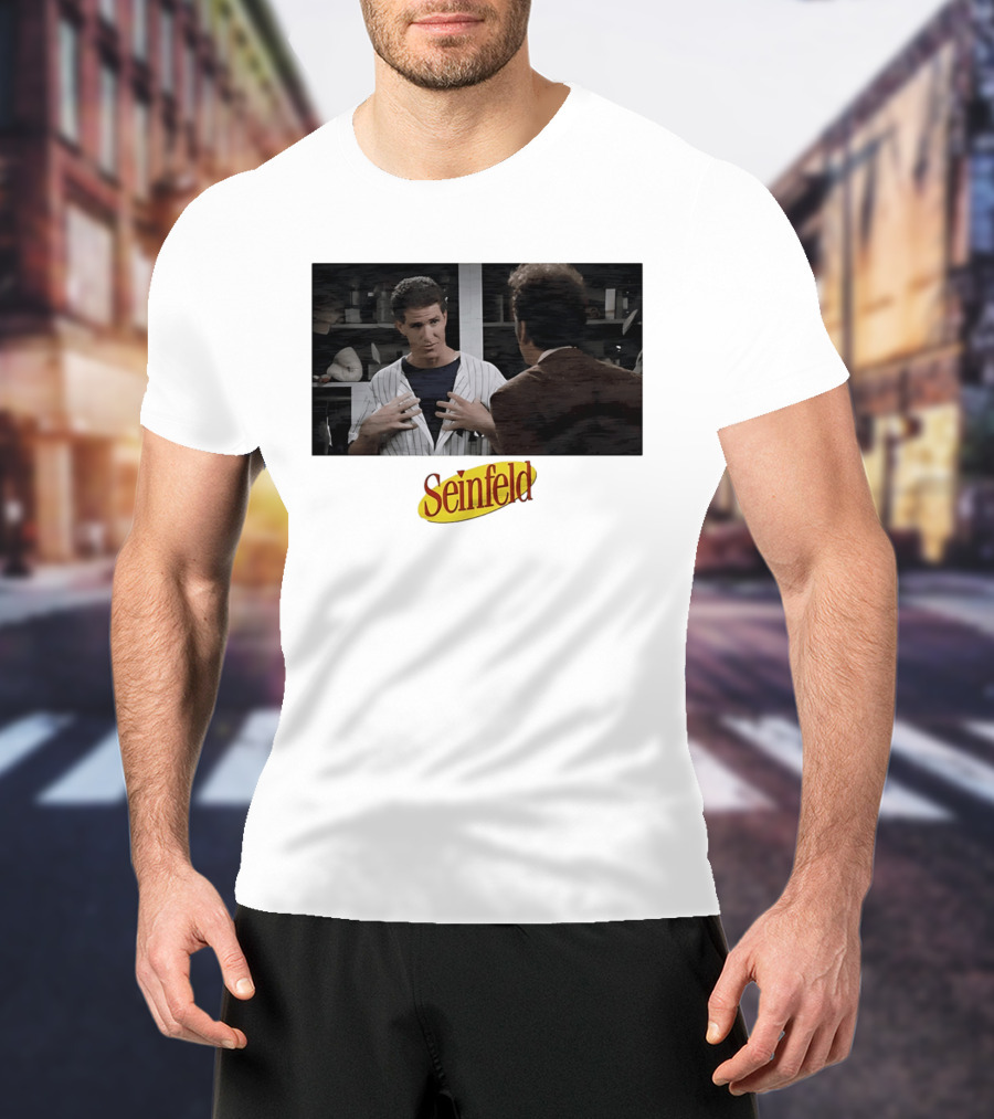 Seinfeld Kramer O'Neill Yankees Crossover Scene T-Shirt