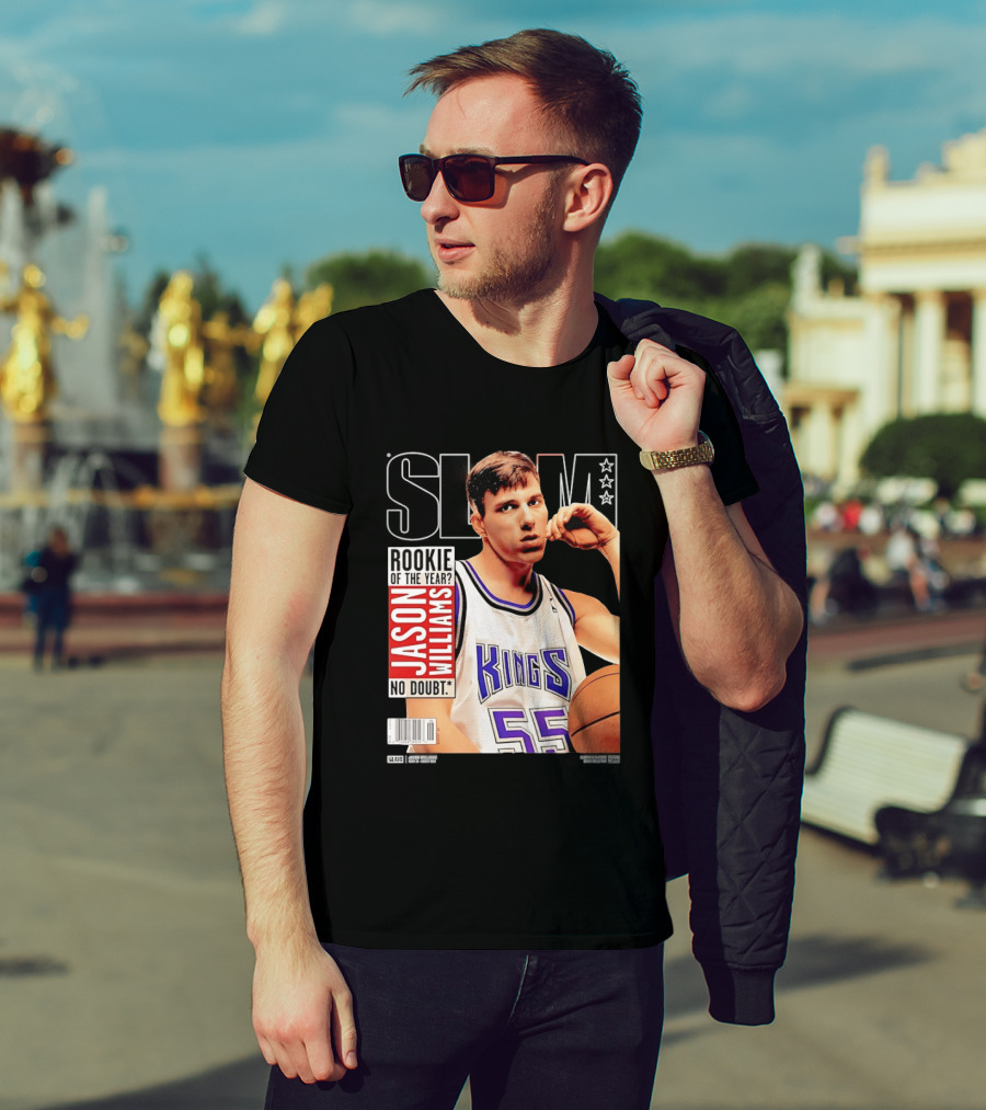 Jason Williams Rookie Of The Year No Doubt Sacramento Kings Slam Cover NBA T-Shirt