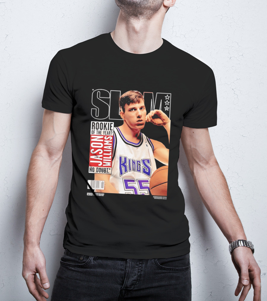 Jason Williams Rookie Of The Year No Doubt Sacramento Kings Slam Cover NBA T-Shirt