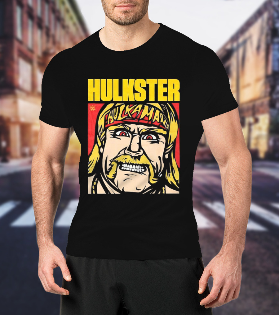 WWE Hulkster Hulkamania Cartoon T-Shirt