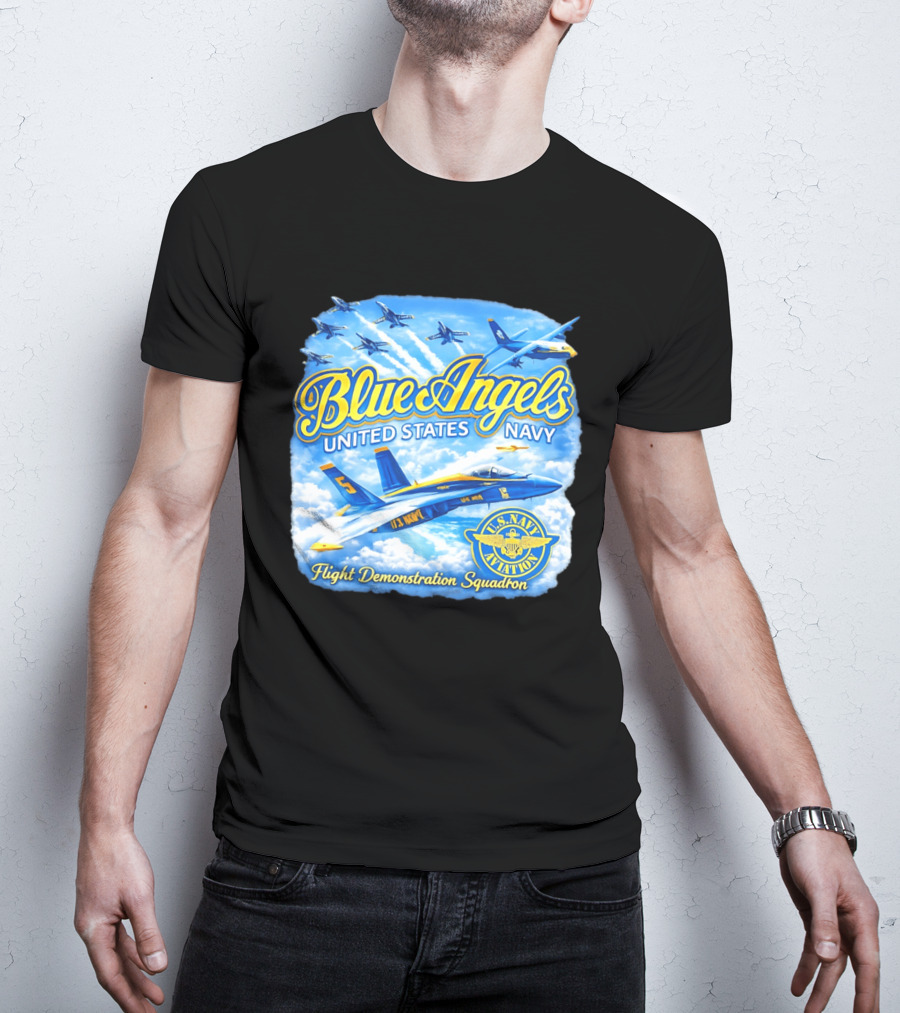Blue Angels United States Navy U.S. Navy Aviation Flight Demonstration Squadron T-Shirt