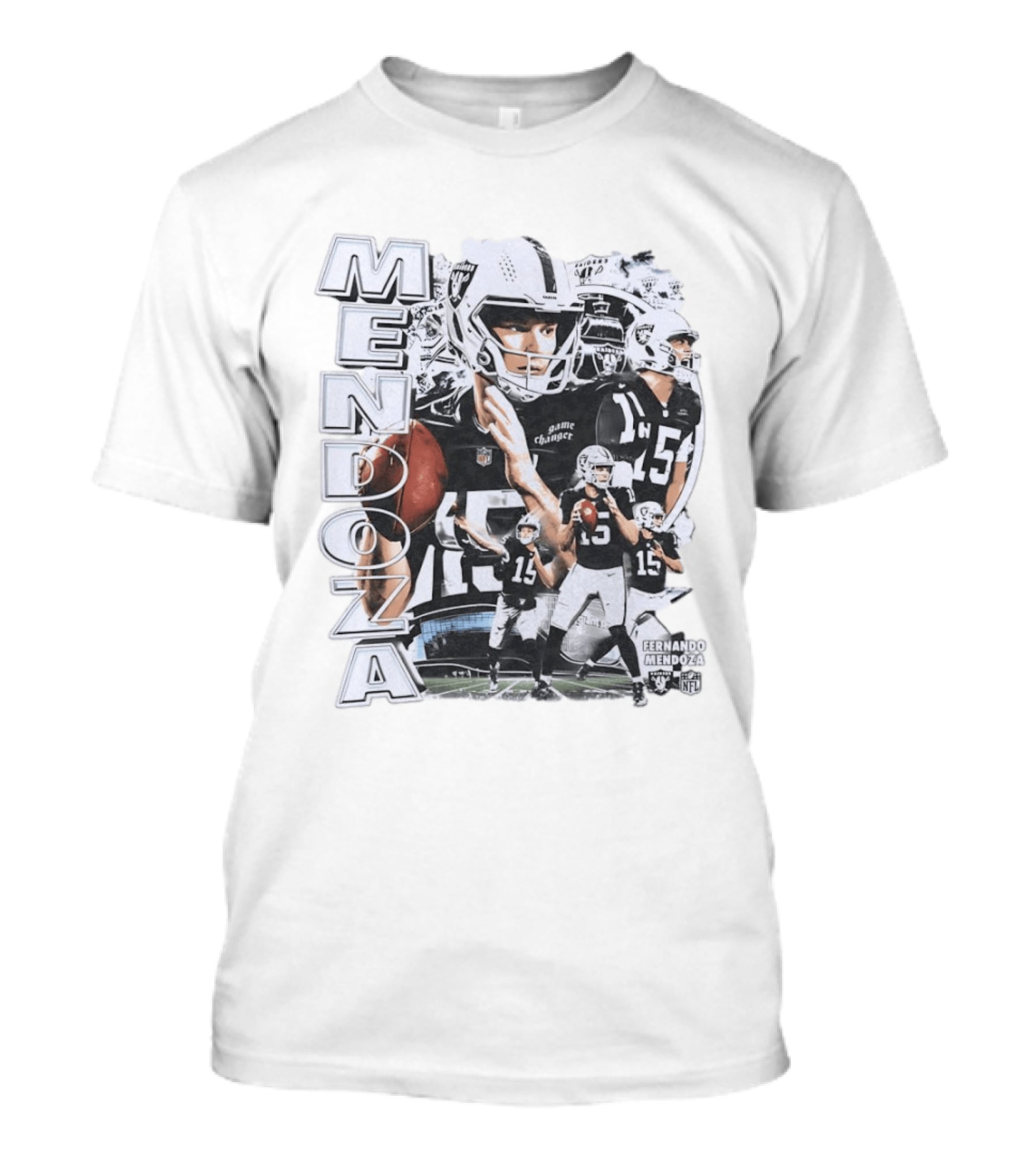 Mendoza 15 NFL Raiders Game Changer T-Shirt
