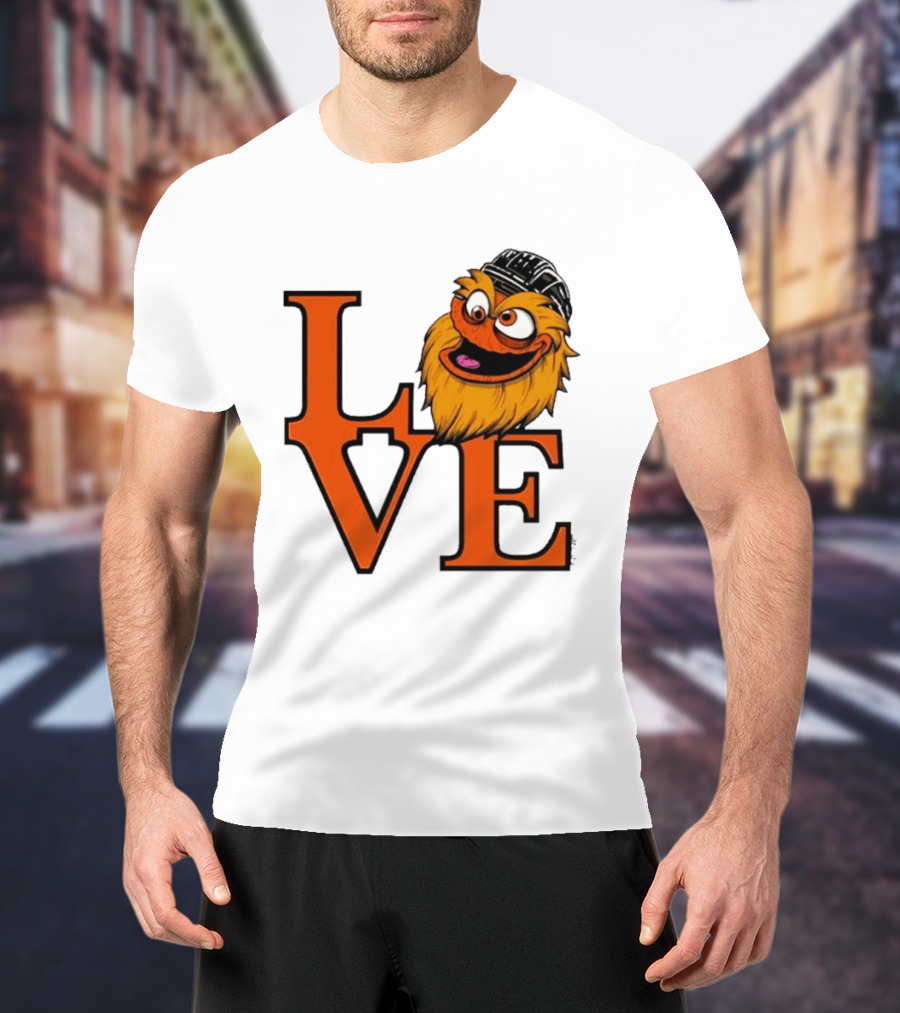 Philadelphia Flyers Gritty Love NHL Hockey 2026 T-Shirt