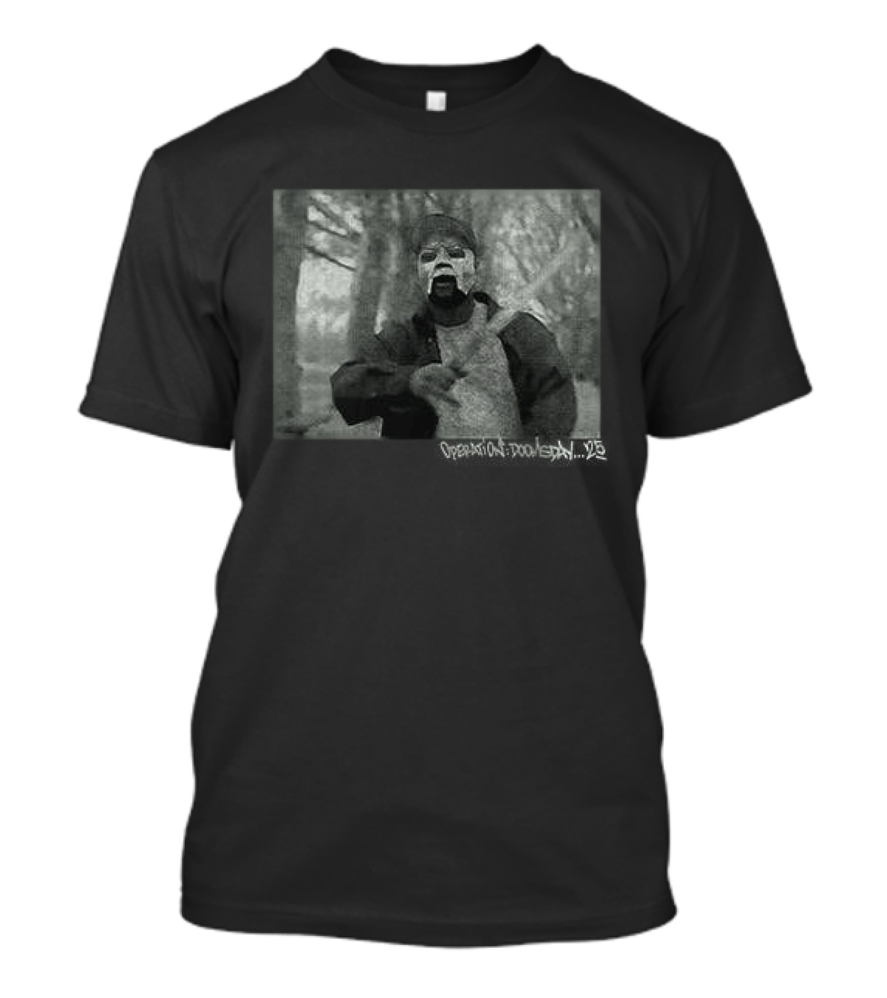 MF Doom Operation Doomsday Forest Scene Masked Rap T-Shirt