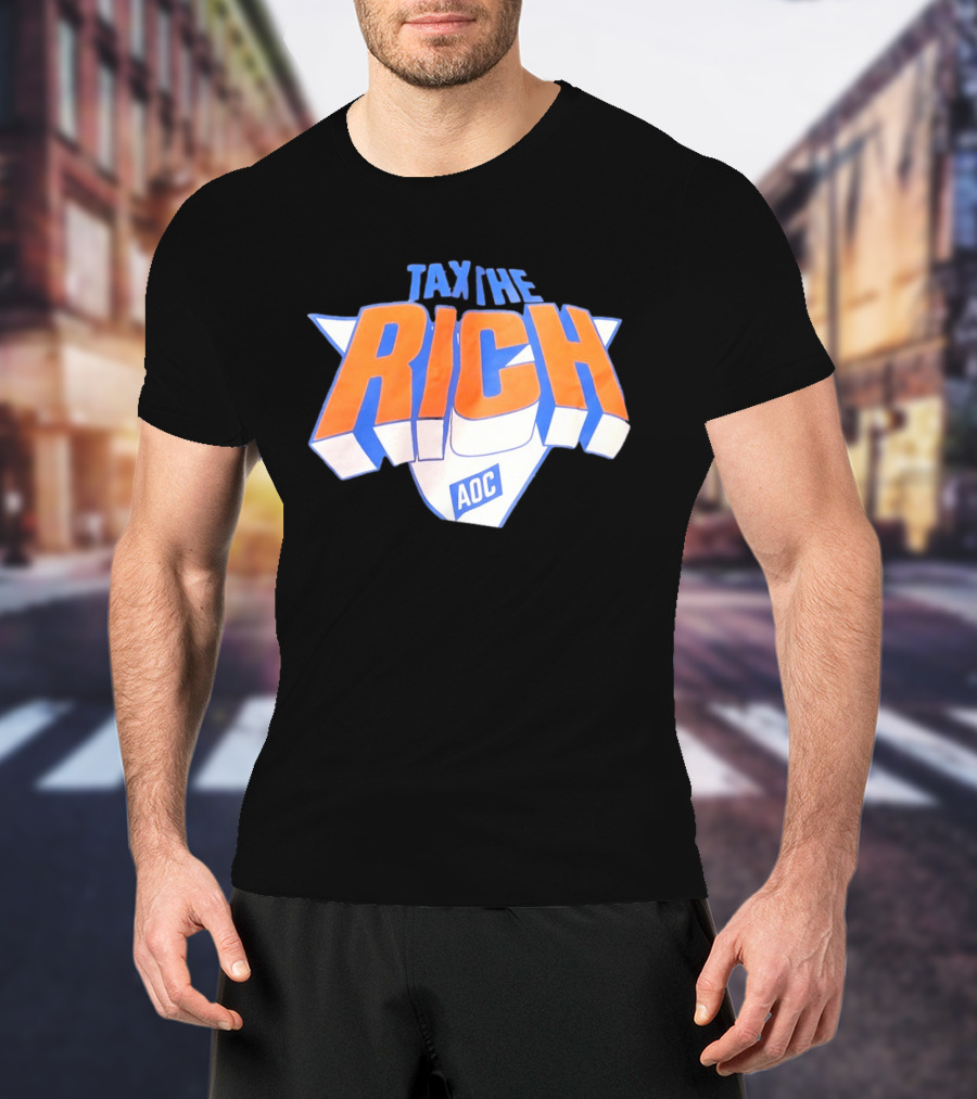 Tax The Rich AOC New York Knicks T-Shirt