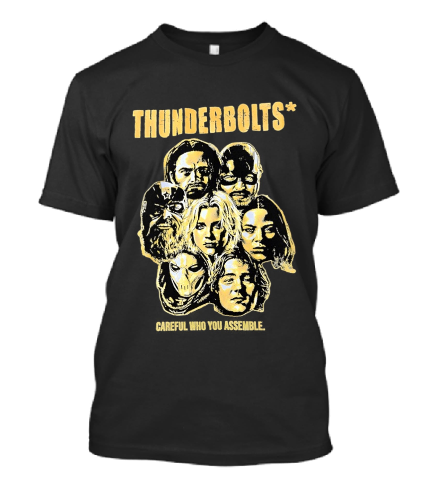 Thunderbolts Careful Who You Assemble Marvel Characters T-Shirt