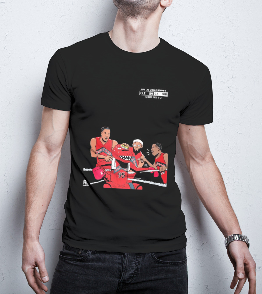 A Sketch After Every Raptors Game This Season 2026 Toronto Basketball Team Celebrates Victory In Classic Red Jerseys T-Shirt