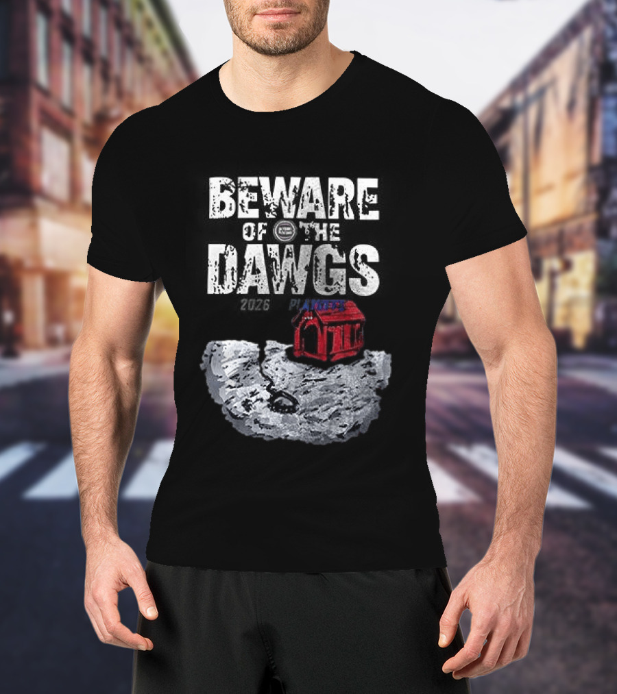Detroit Pistons Beware Of The Dawgs Nasty Dawgs Rugged Doghouse T-Shirt