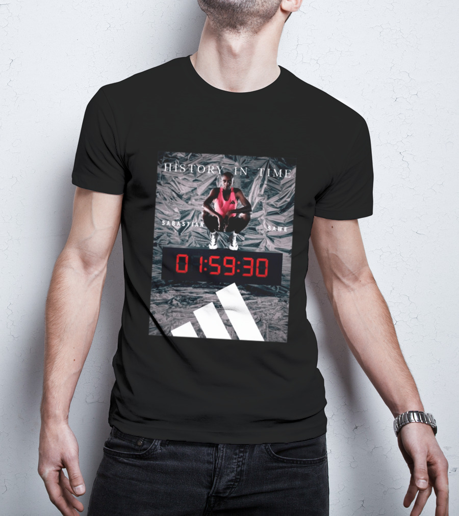 Sabastian Sawe History In Time Marathon 01:59:30 T-Shirt