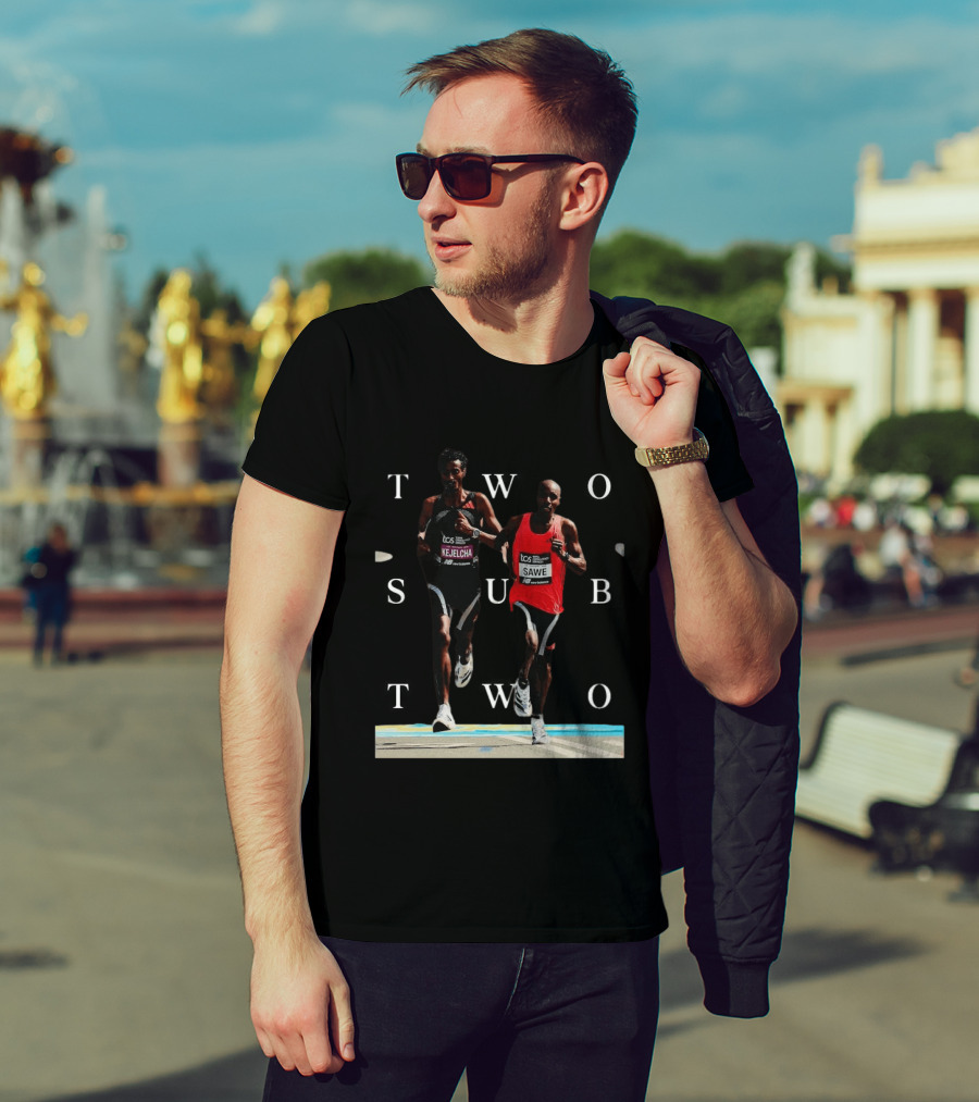 TCS London Marathon Sabastian Sawe Kejelcha Two Sub Two T-Shirt