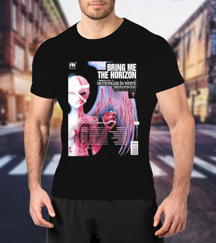 Bring Me The Horizon The Third Ascension Program Fall Tour 2026 Canada Dates T-Shirt