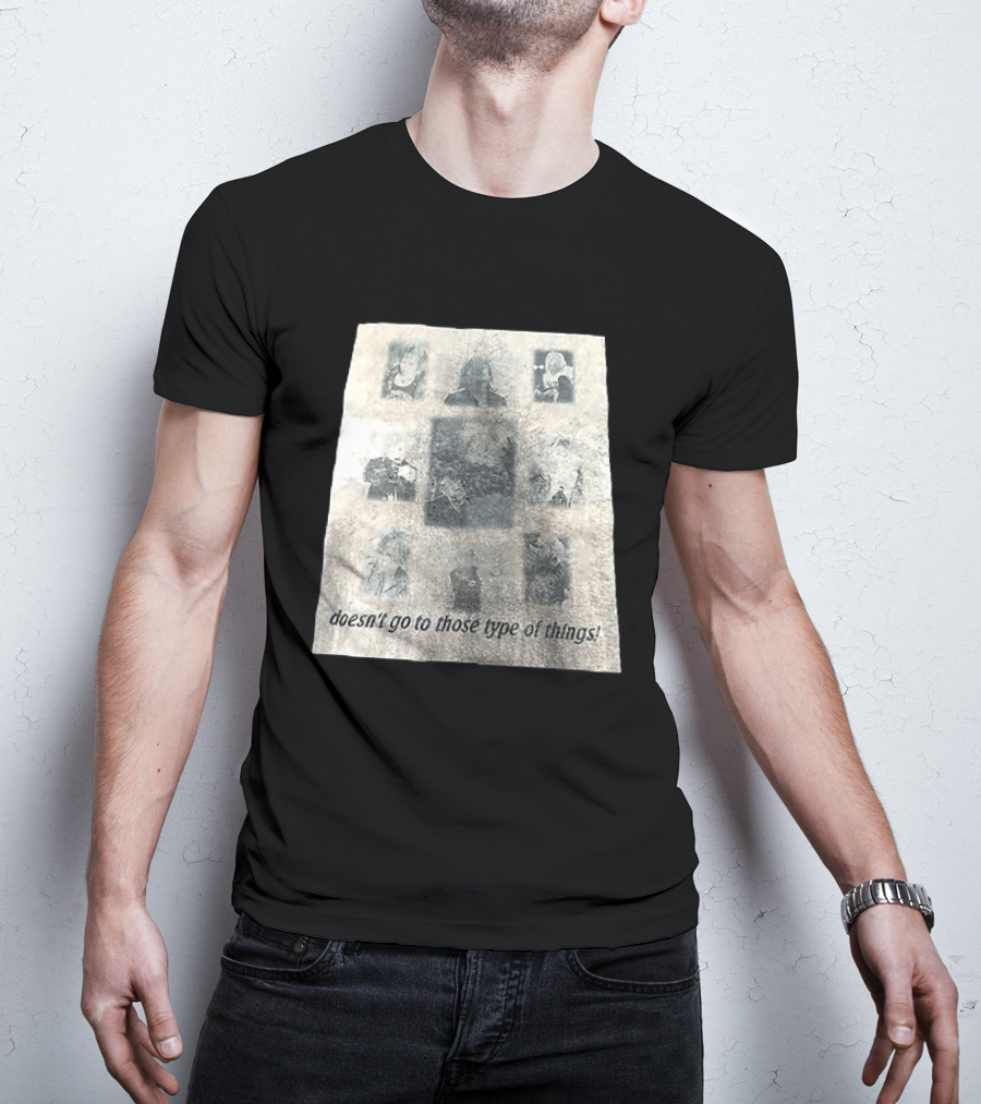 Dir En Grey Kyo Collage Doesn't Go To Those Type Of Things T-Shirt