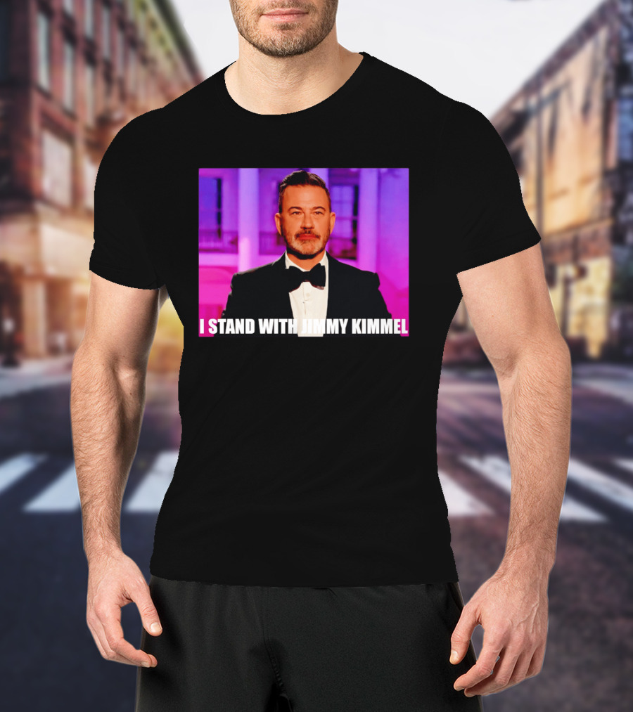 I Stand With Jimmy Kimmel Against Melania Trump T-Shirt