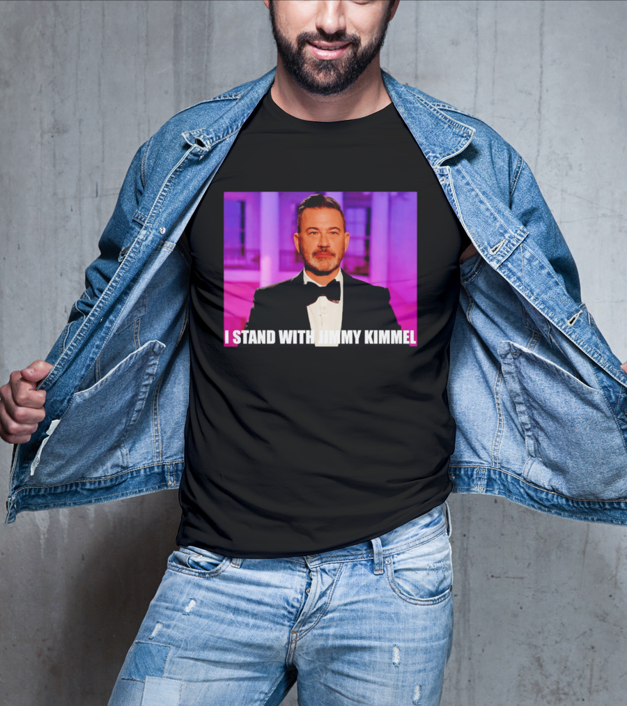 I Stand With Jimmy Kimmel Against Melania Trump T-Shirt