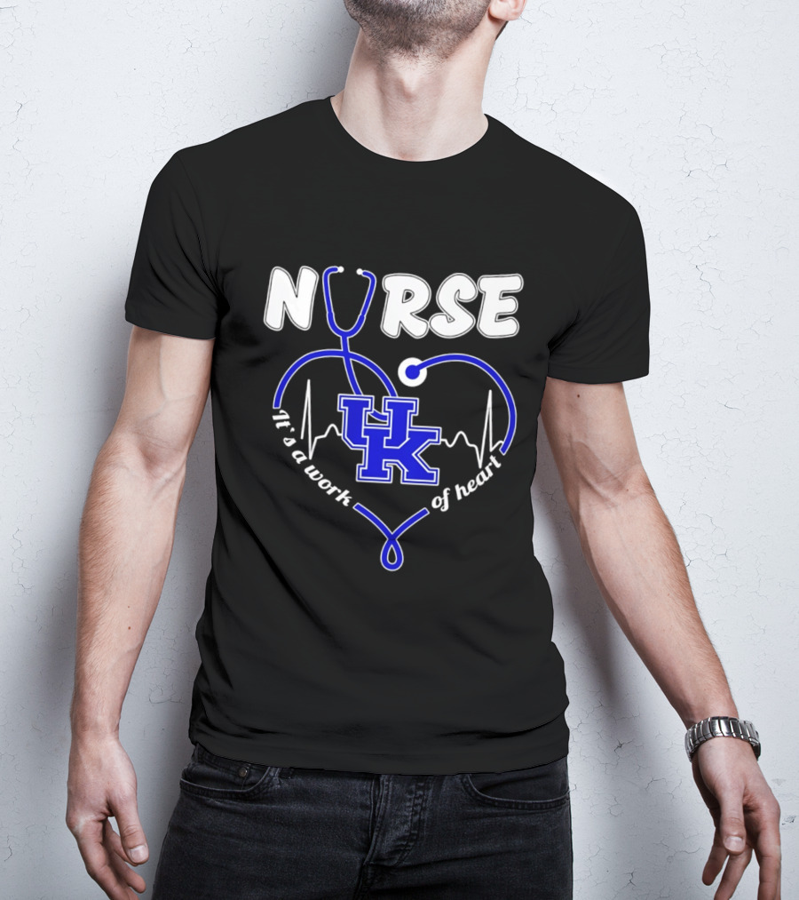 Nurse Kentucky Wildcats It's A Work Of Heart 2026 T-Shirt