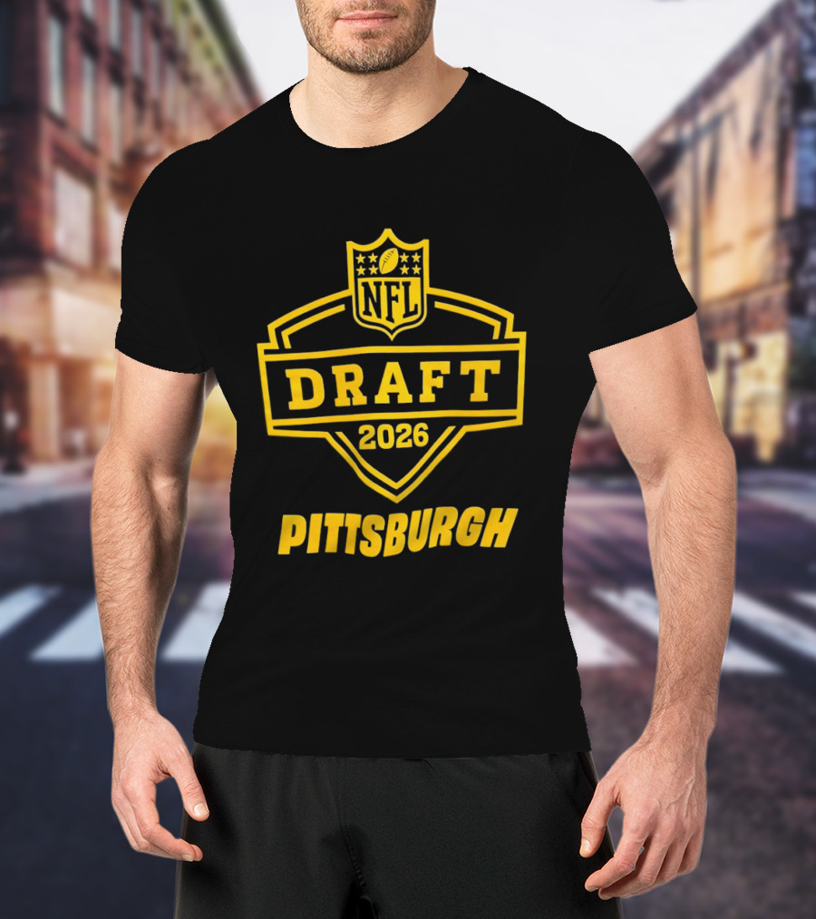 Pittsburgh NFL Draft 2026 Football Steelers T-Shirt