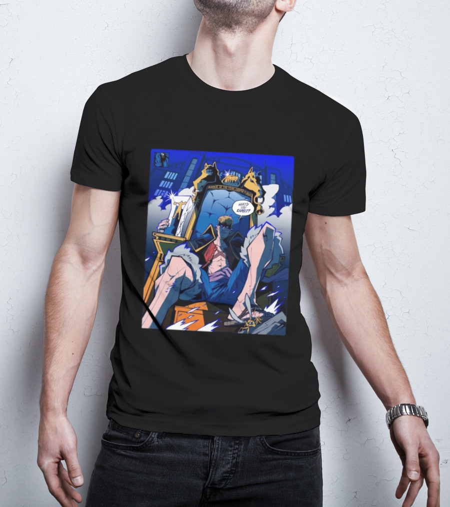 Cooper Flagg Dallas Mavericks Rookie Of The Year One Piece Luffy Pirate King Throne T-Shirt