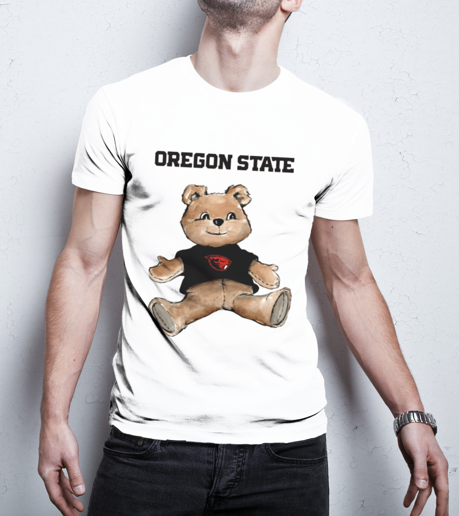 Oregon State Beavers Teddy Bear With Team T-Shirt