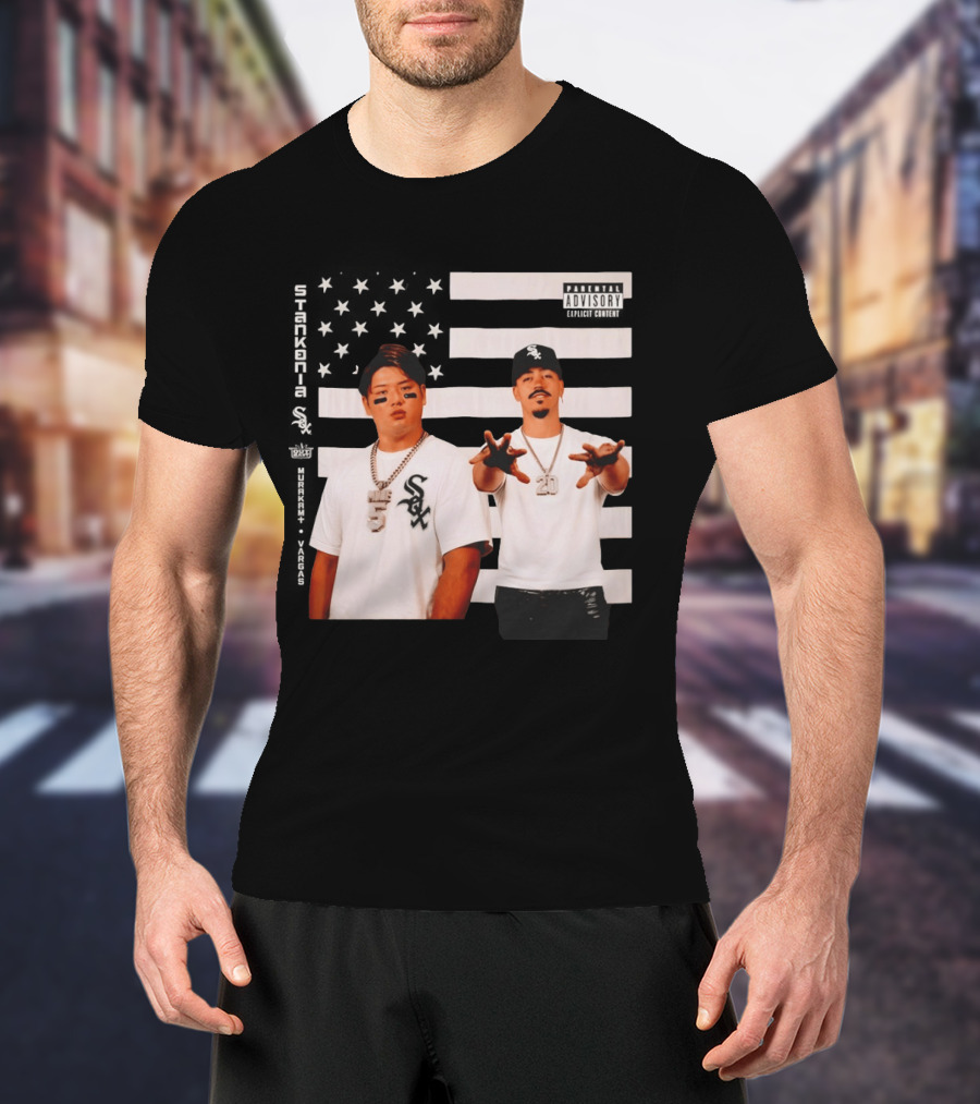 Murakami Munetaka Miguel Vargas Chicago White Sox Baseball American Flag Advisory 5 20 T-Shirt