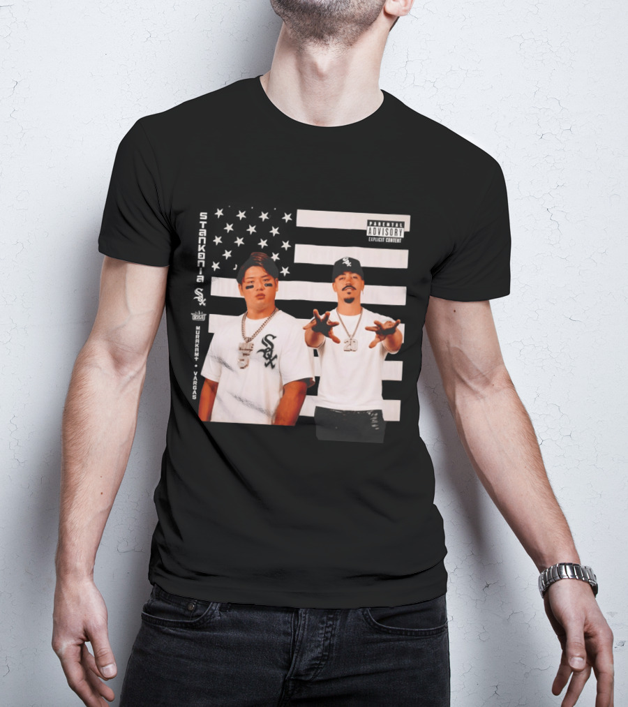 Murakami Munetaka Miguel Vargas Chicago White Sox Baseball American Flag Advisory 5 20 T-Shirt