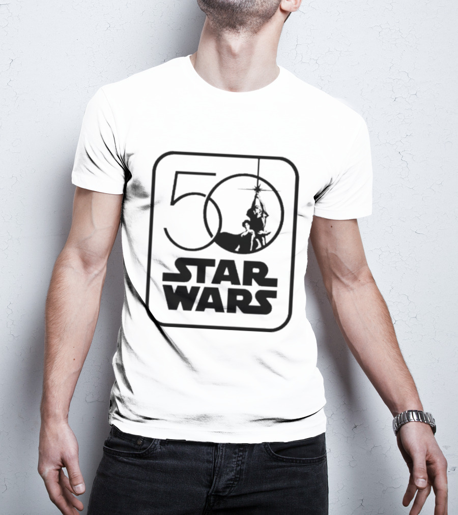 Star Wars 50th Anniversary Celebration Los Angeles 2027 Iconic Yoda And Lightsaber T-Shirt