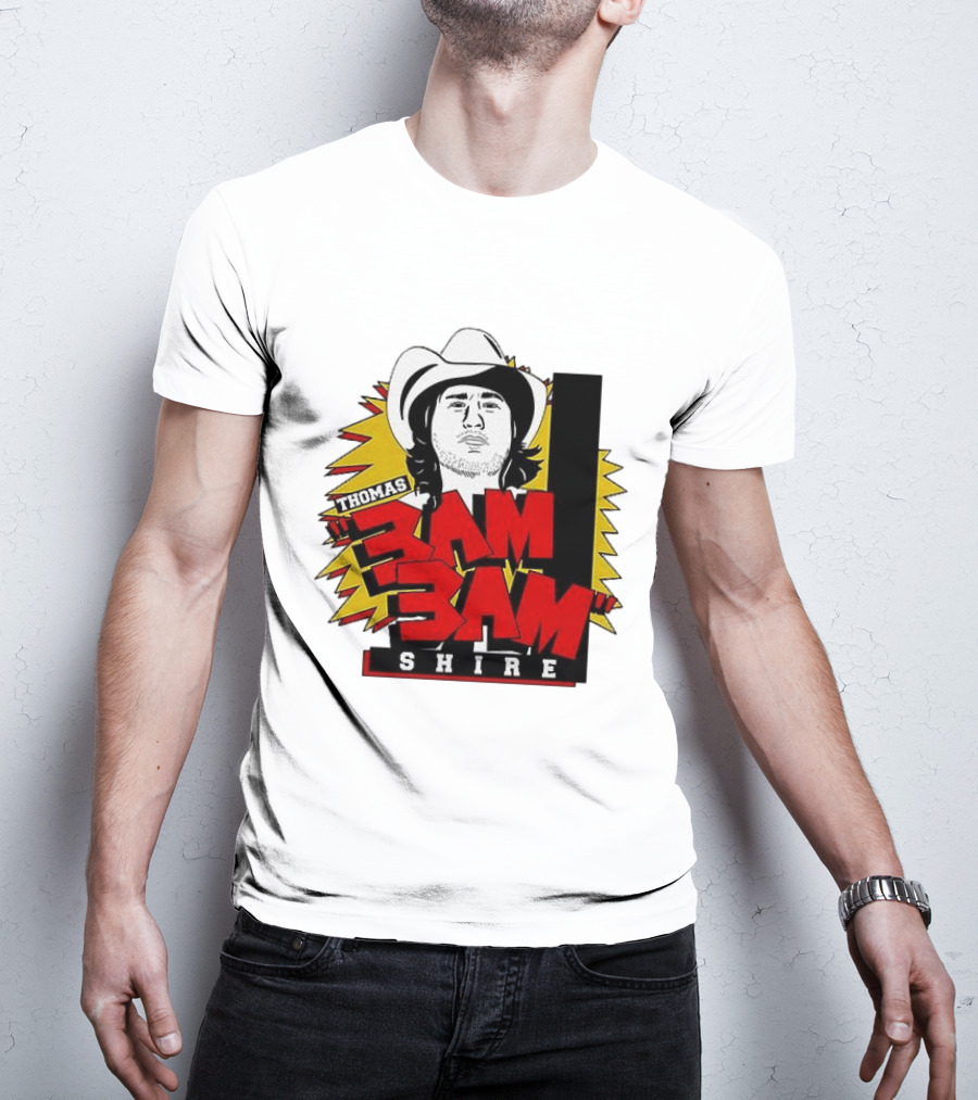 Thomas Shire 3AM 3AM Cowboy Hat Portrait Burst T-Shirt