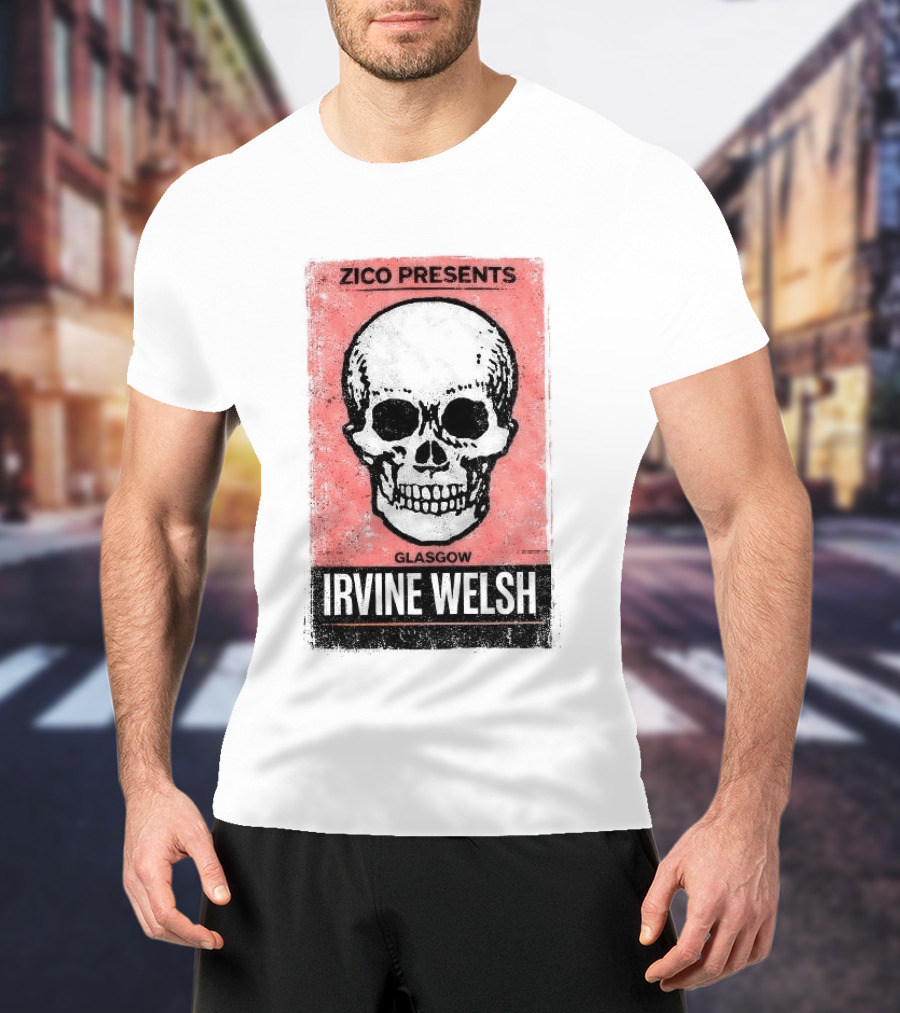 Zico Presents Irvine Welsh Glasgow Skull Red T-Shirt