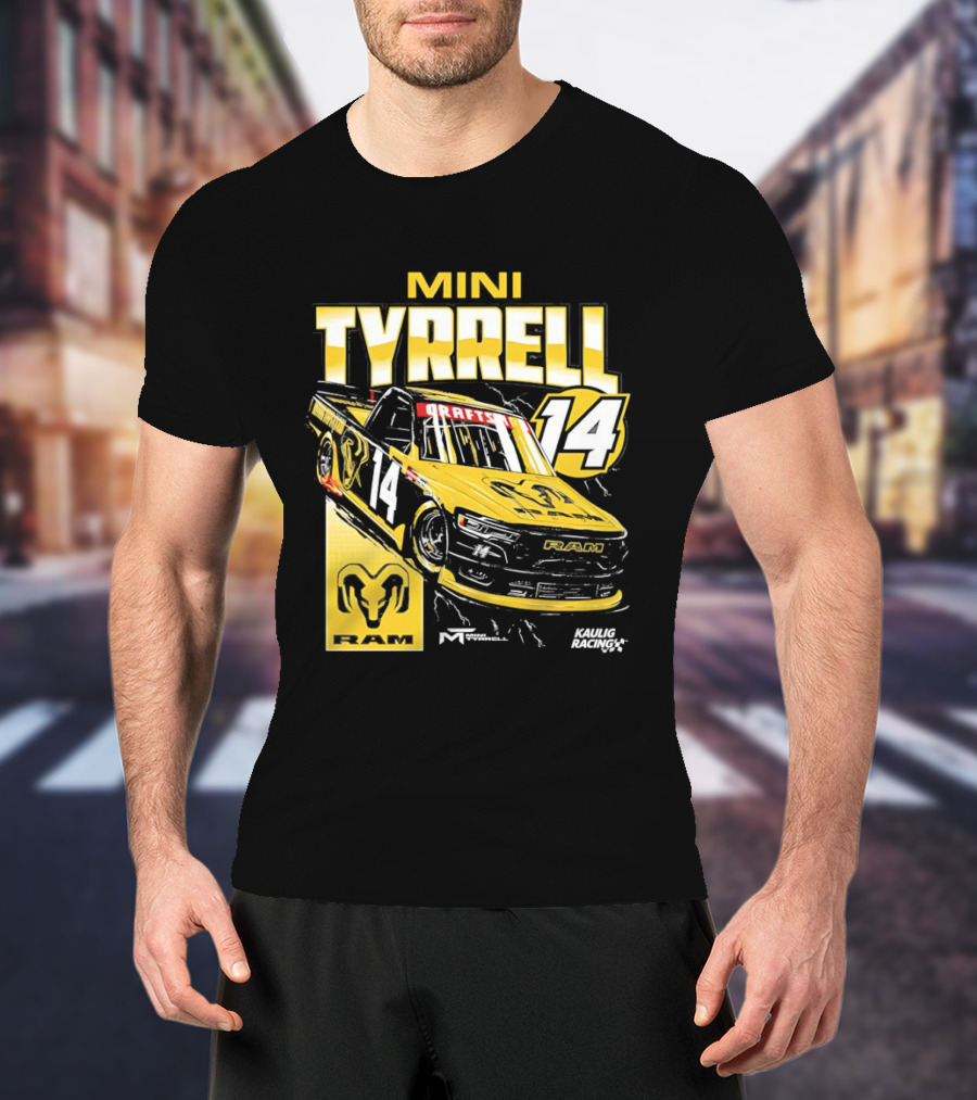 Mini Tyrell Kaulig Racing Ram NASCAR Craftsman 14 Car T-Shirt