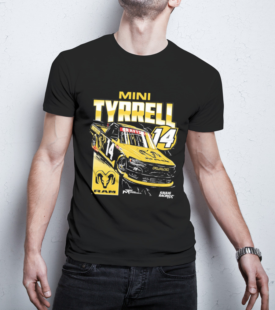 Mini Tyrell Kaulig Racing Ram NASCAR Craftsman 14 Car T-Shirt