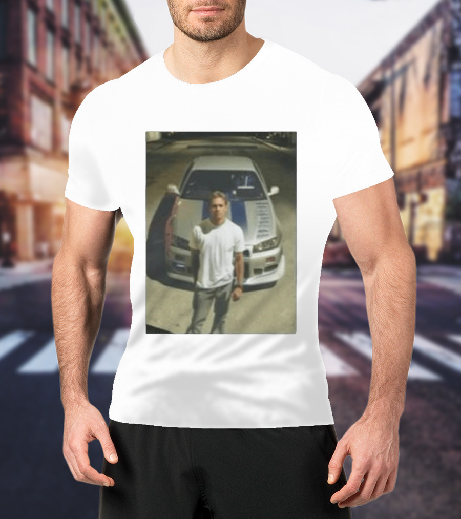 50th Birthday Archive 01 The Paul Walker Foundation Nissan Skyline R34 T-Shirt