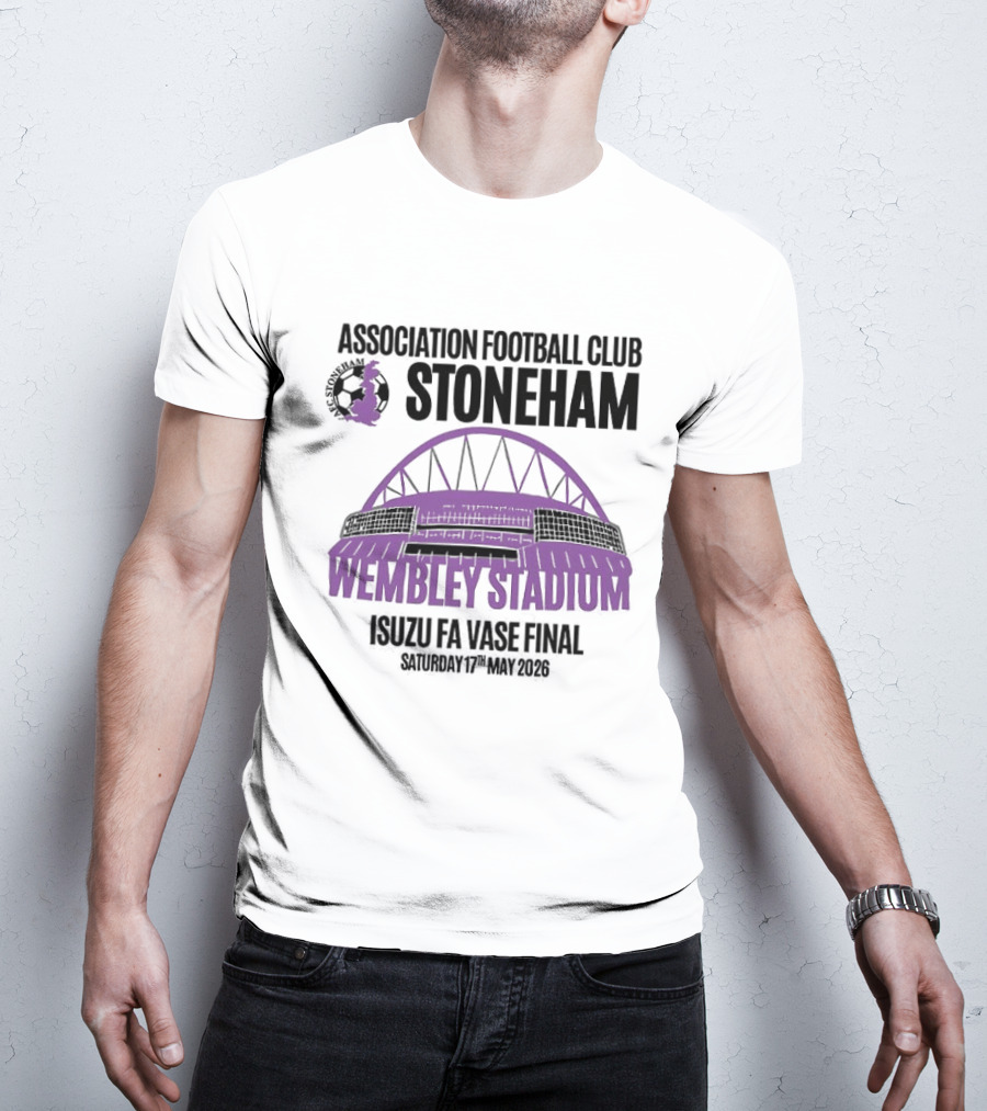Association Football Club Stoneham Wembley Stadium Isuzu FA Vase Final 20th May 2024 T-Shirt