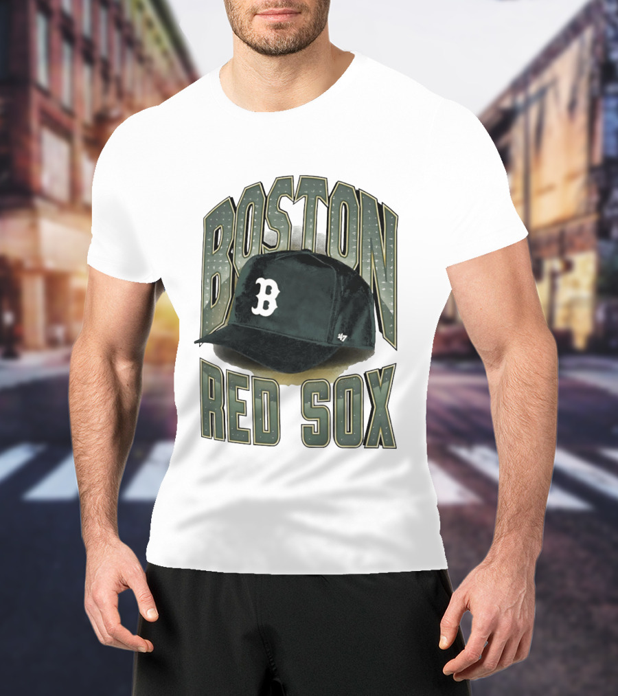 Boston Red Sox B Hat 47 Brand City Connect Dune Tubular T-Shirt