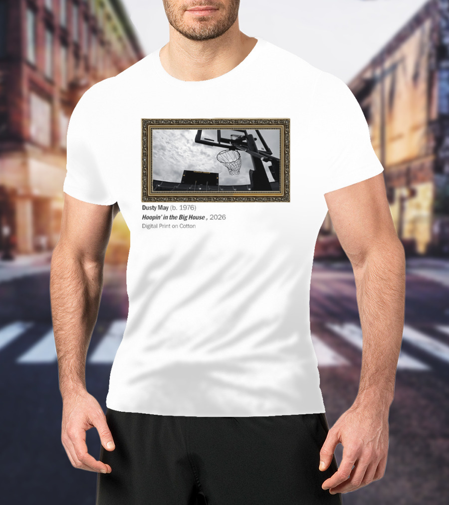 Michigan Stadium Basketball 2026 Hoopin' In The Big House T-Shirt