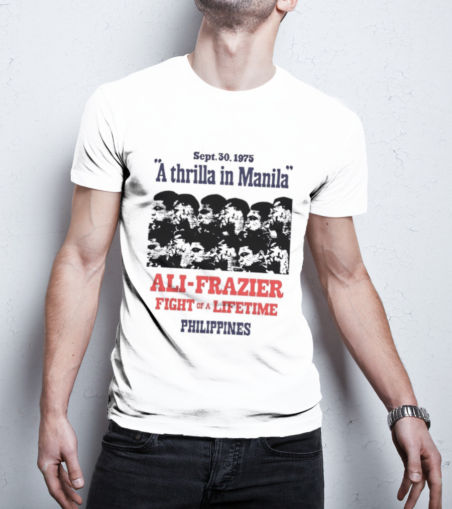Rumble In The Jungle Ali Frazier Fight Of A Lifetime Philippines T-Shirt