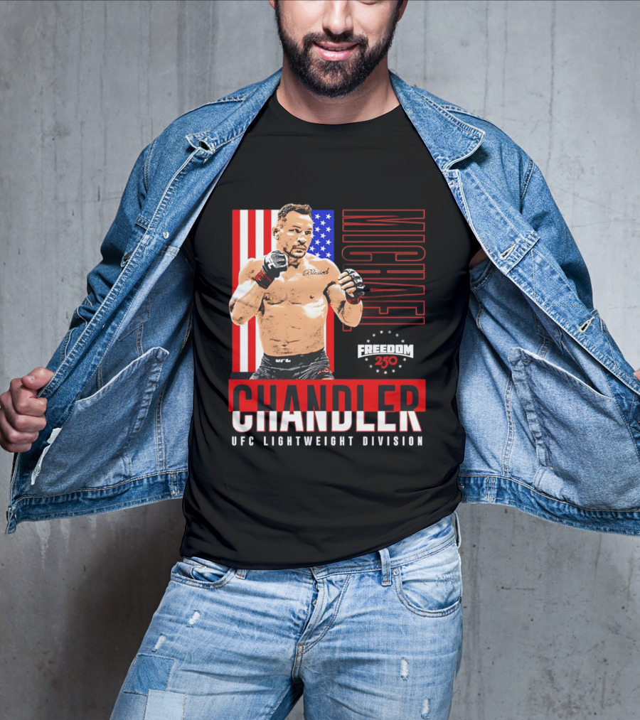 Michael Chandler UFC 250 Blessed American Flag T-Shirt