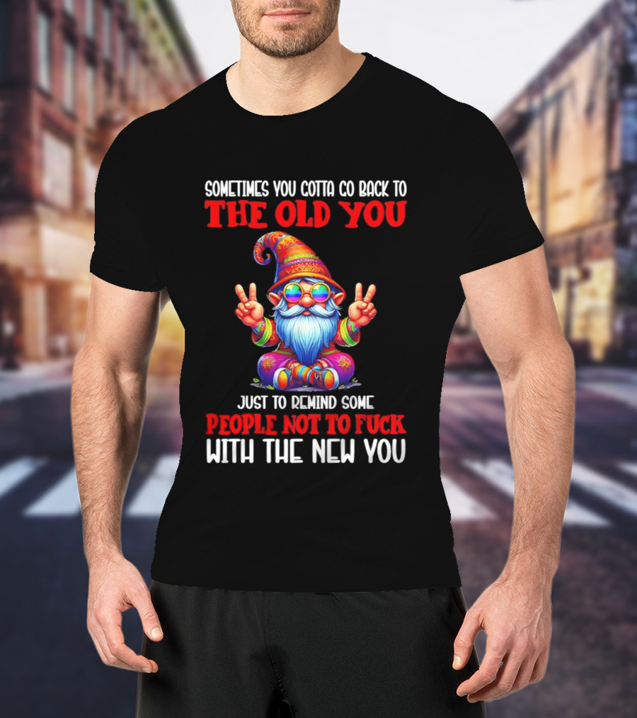 Sometimes You Gotta Go Back To The Old You Just To Remind Some People Not To Fuck With The New You T-Shirt