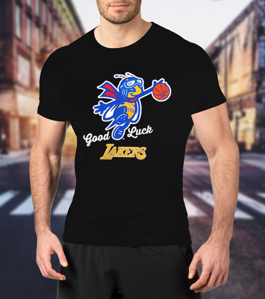 Good Luck Lakers Bee Basketball Team Spirit T-Shirt