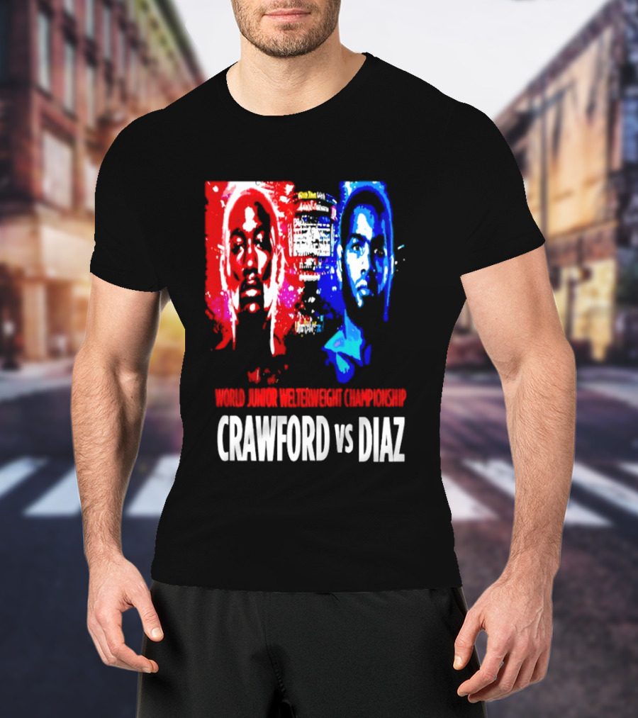 Crawford Vs Diaz World Junior Welterweight Championship Boxing T-Shirt