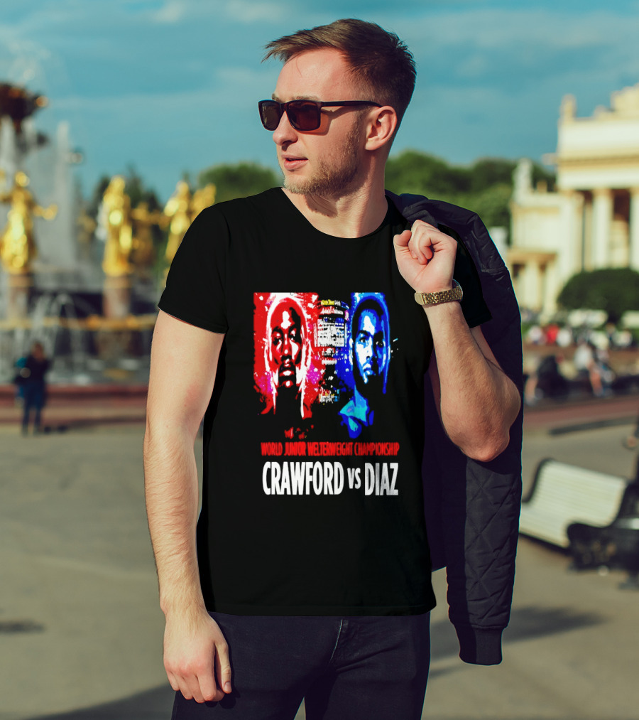 Crawford Vs Diaz World Junior Welterweight Championship Boxing T-Shirt