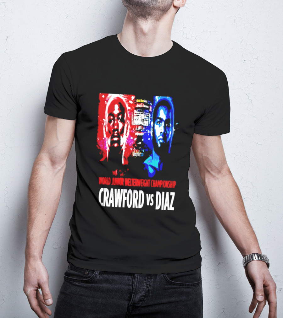 Crawford Vs Diaz World Junior Welterweight Championship Boxing T-Shirt