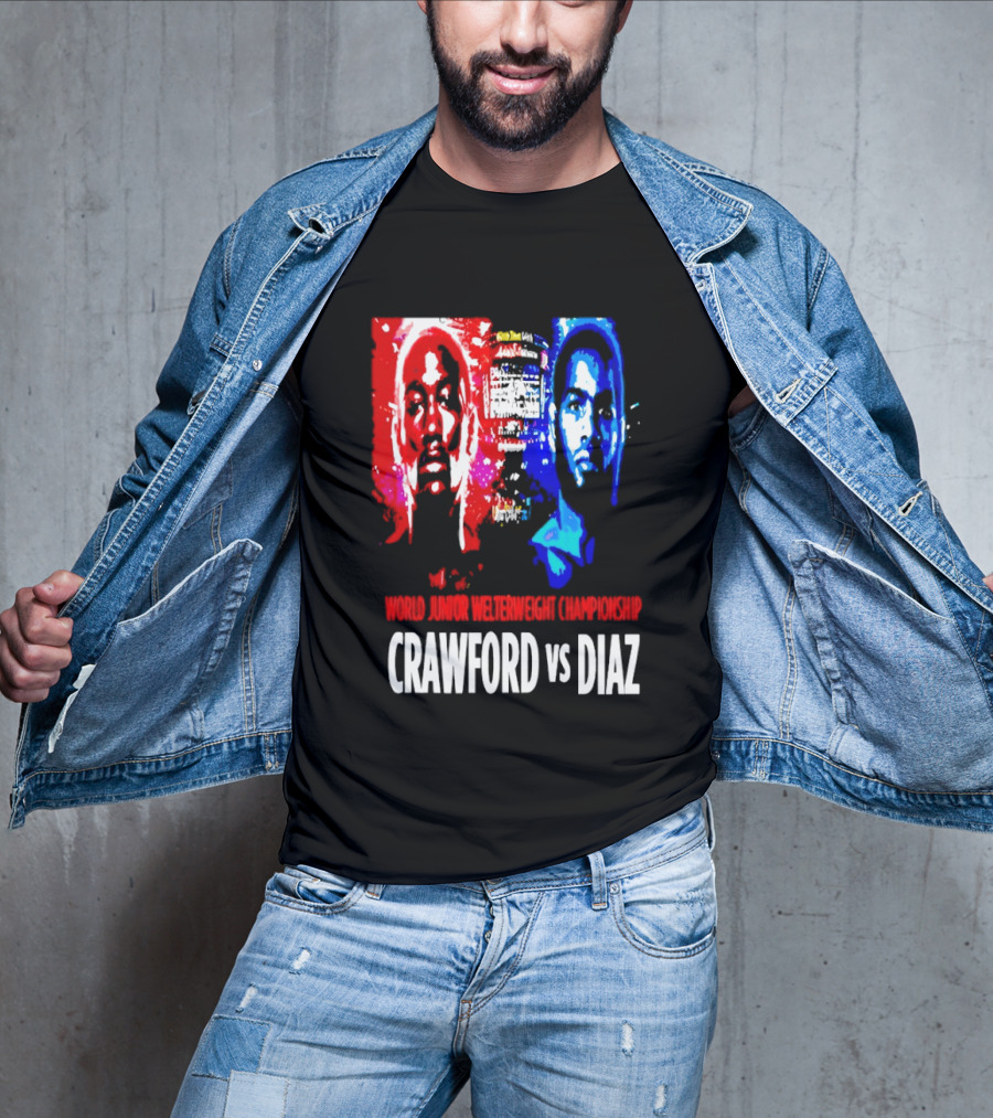 Crawford Vs Diaz World Junior Welterweight Championship Boxing T-Shirt