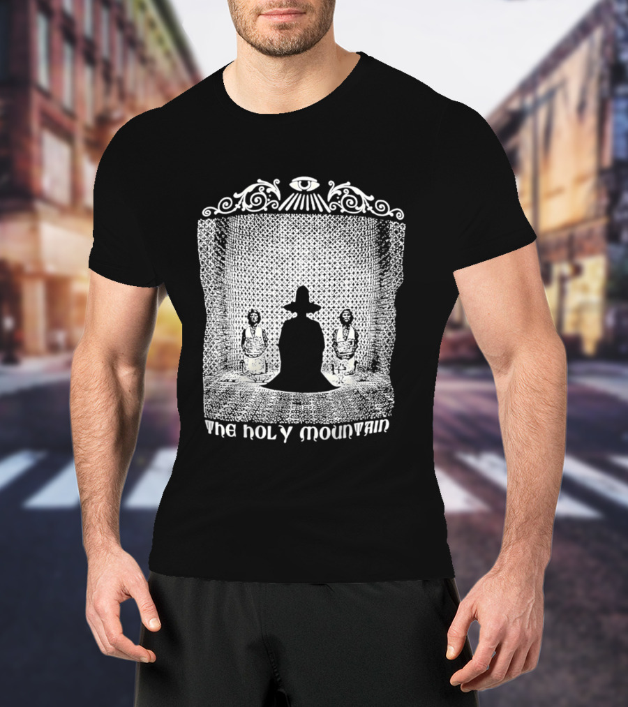The Holy Mountain Mystical Silhouette With Eye T-Shirt