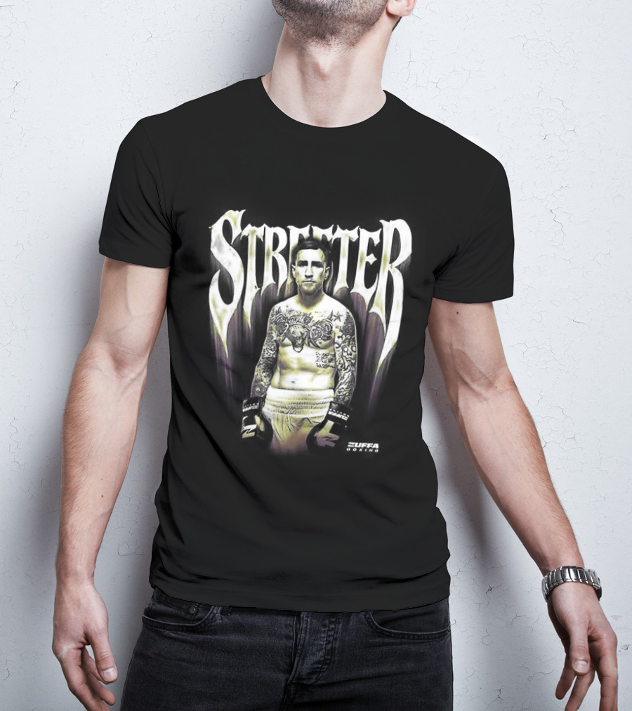 Casey Streeter Zuffa Boxing Fighter Pose Name T-Shirt