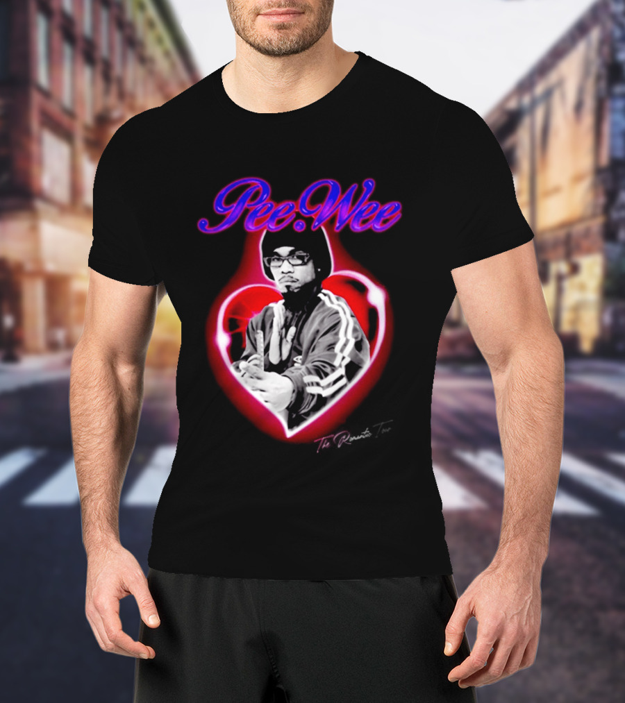 Pee Wee Heart Tour 2026 Anderson Paak Live Performance T-Shirt