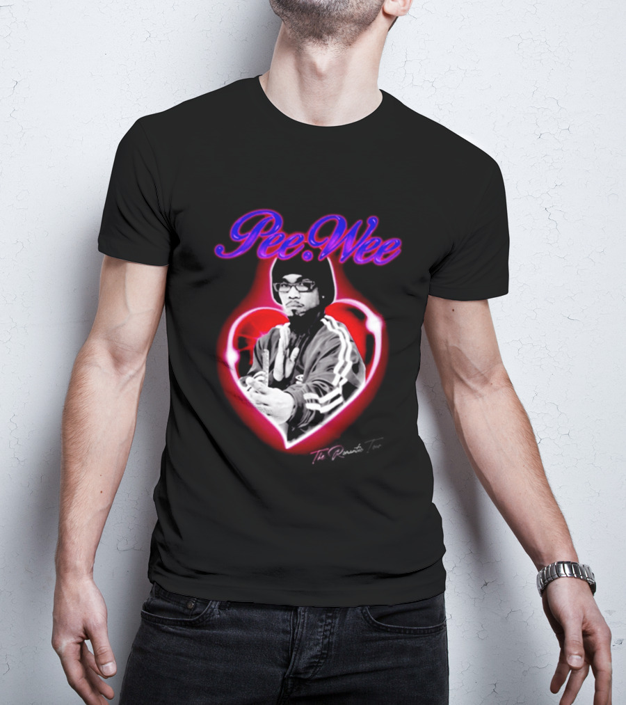 Pee Wee Heart Tour 2026 Anderson Paak Live Performance T-Shirt