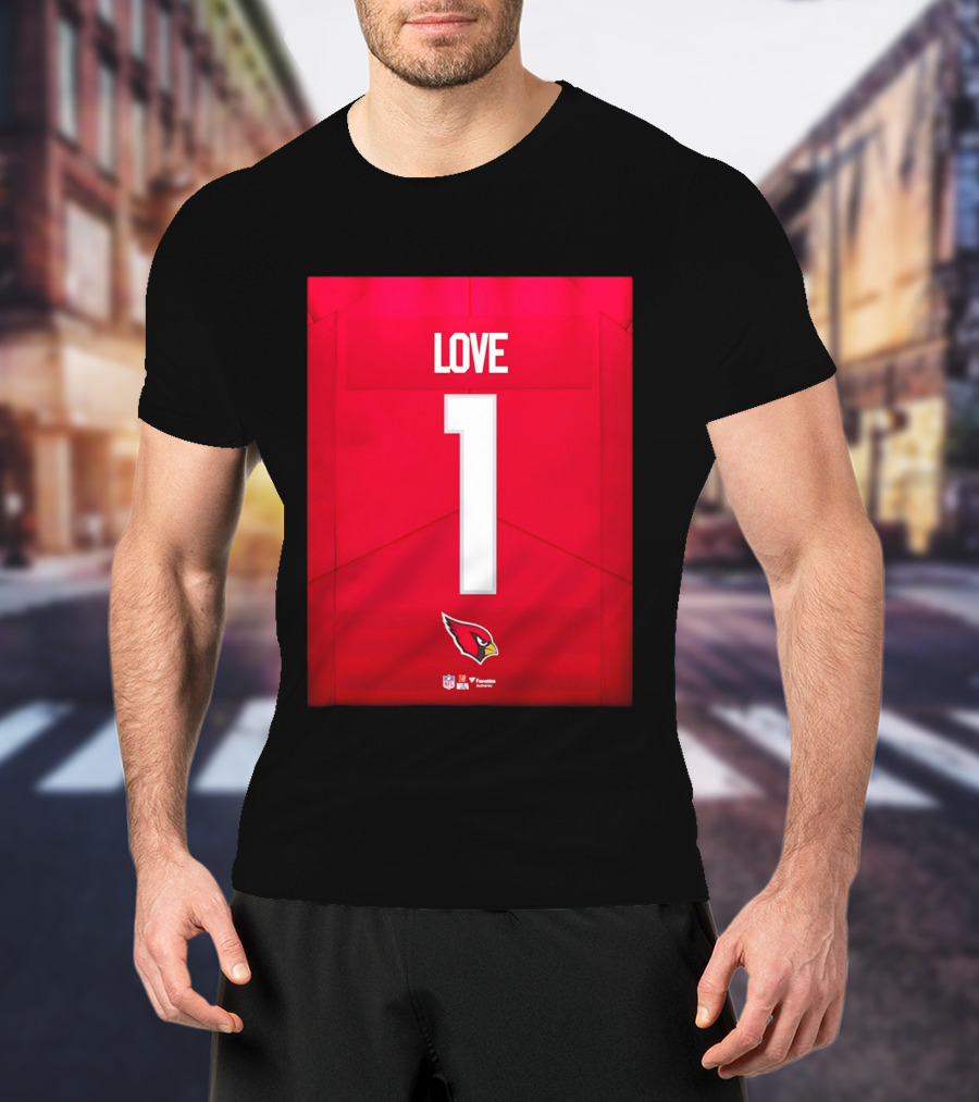 Arizona Cardinals 2026 Draft Love 1 Jersey T-Shirt